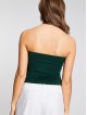 Ruched Detail Bandeau Top