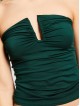 Ruched Detail Bandeau Top