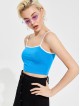 Contrast Binding Crop Cami Top