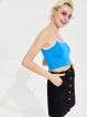 Contrast Binding Crop Cami Top