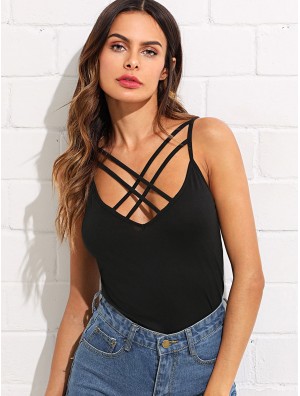 Crisscross Front Cami Top