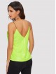 Neon Lime Sequin Cami Top