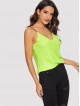 Neon Lime Sequin Cami Top