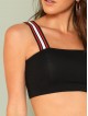 Striped Strap Crop Top