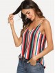 Colorful Striped Cami Top