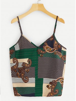 Tribal Print Cami Top