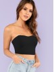 Grommet Lace Up Back Crop Top