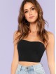 Grommet Lace Up Back Crop Top