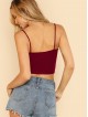 Solid Crop Cami Top