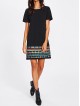 Aztec Embroidered Hem Dress