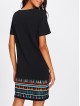 Aztec Embroidered Hem Dress