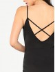 Crisscross Open Back Overlap Asymmetrical Dress