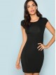 Solid Bodycon Dress