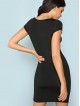 Solid Bodycon Dress