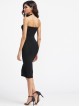 Bandeau Midi Bodycon Dress