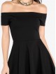 Bardot Dip Hem Skater Dress