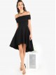 Bardot Dip Hem Skater Dress